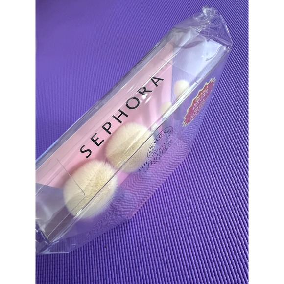 Sephora $110 Value The Future is Yours 5 piece face & eye Brush shimmering Set - Picture 4 of 4